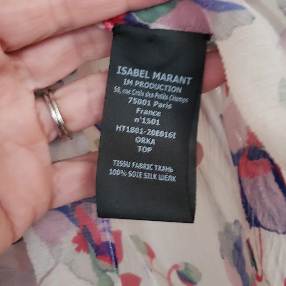 Isabel Marant Silk Etoile Orka Top/Skirt Set .Skirt 36/4 Top 38/6 (Note Size) - Picture 9 of 15